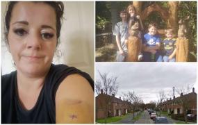 „Mămico, te rog nu muri”. O femeie înjunghiată de cinci ori pe o stradă din Kent s-a temut că se va stinge chiar în fața copiilor săi