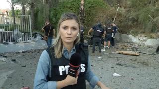 Observator de război. Trimișii speciali Bianca Iacob şi Marian Tănase,  transmisiuni de sub tirul de rachete HAMAS