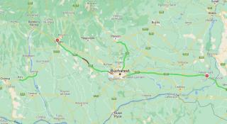 trafic Autostrada Bucureșt-Pitești