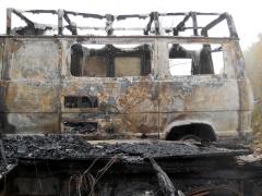 A murit ars de viu într-o rulotă în Vrancea. Bărbatul nu a avut nicio șansă