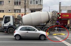 Accident grav în Sibiu: o femeie a murit după ce a fost lovită de o betonieră