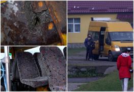 "Ne gândim dacă au mai ajuns la şcoală sau nu". Elevii din trei sate clujene merg la ore cu un autobuz cu găuri în podea, vechi de 20 de ani