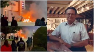 Avionul prăbușit pe treptele unui mall din Texas, SUA