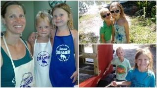 Suzie Dudas, alături de copiii săi