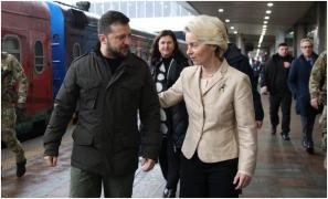 Ursula von der Leyen este la Kiev: Mă aflu aici pentru a discuta despre calea Ucrainei către aderarea la UE
