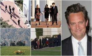 Matthew Perry a fost înmormântat. La ceremonia din Los Angeles au participat rudele, prietenii şi vedetele din "Friends"