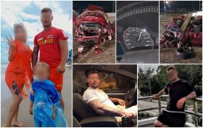 "Mi-ai rupt sufletul din mine!" El este tânărul mort în accidentul de groază din Constanța. George, fost salvamar, a sfârșit la doar 24 de ani