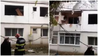 Explozie într-un bloc din Bacău