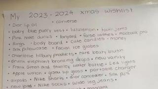 Scrisoarea unei fete de 13 ani către Moş Crăciun: "ulei de buze Dior, bani, parfum Gucci, MacBook Pro". Cât valorau cele 43 de cadouri cerute