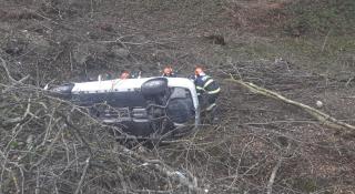 Accident pe Valea Oltului