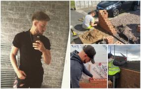 Un tânăr care a renunţat la şcoală la 16 ani se laudă ca are salariul 10.000 de lire sterline pe lună ca zidar