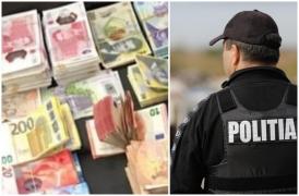 Bărbat din Ialomiţa, reţinut după ce acorda împrumuturi şi apoi şantaja victimele. Poliţiştii au găsit o avere în casa lui