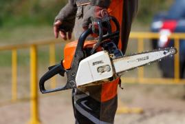 Bărbatul de 72 de ani care a ucis-o pe angajata fiicei sale a folosit şi o drujbă, pe lângă cuţit. Victima avea multiple plăgi pe tot corpul