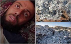 "Fiica mea cea mică a murit în brațele mele, iar soția lângă mine". Momentele dramatice retrăite de un sirian după catastrofa care i-a decimat familia