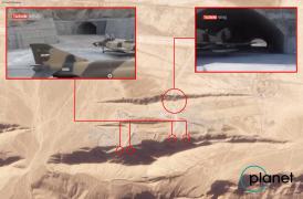 "Baza aeriană subterană nu chiar atât de secretă a Iranului". Eagle-44, geolocalizată de utilizatorii de internet