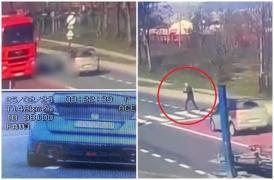 Şofer prins cu 142 km/h, lângă trecerea din Bacău unde un pieton a fost joi la un pas de moarte. Preţul greşelii tânărului de 22 de ani