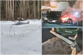Atac "masiv cu drone" în Rusia. Incendiu la o rafinărie Rosneft de la Marea Neagră, o dronă s-a prăbuşit lângă o staţie Gazprom din Moscova. Alerte antiaeriene "false"