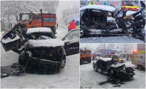 Accident mortal pe DN 55, la Malu Mare