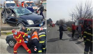 Una dintre victime, în stare gravă