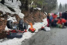Accident cu ATV-ul, pe o pârtie din Alba