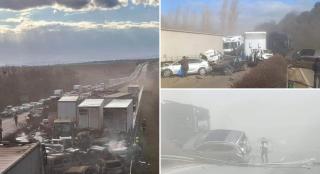 carambol în Ungaria 11 martie 2023