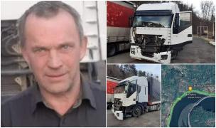 Un șofer de TIR ucrainean trăiește din mila colegilor camionagii, într-o parcare pe Valea Oltului. Patronul l-a abandonat după un accident