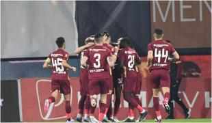 CFR Cluj - Rapid 2-2. Goluri spectaculoase în ultimul meci al primei etape din play-off