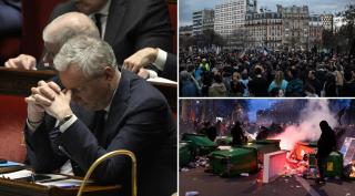 proteste în Franța din cauza reformei legii pensiilor