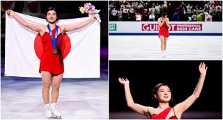 Kaori Sakamoto a devenit prima japoneză care îşi apără titlul mondial la patinaj artistic