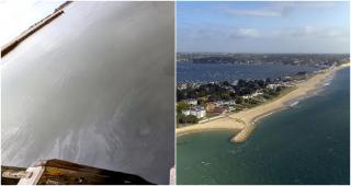 Scurgere de petrol într-un port din Anglia. Operațiune de curățare în desfășurare, autorităţile le recomandă localnicilor să nu înoate în zonă