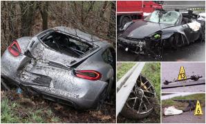 Trei Porsche, patru morți și un accident de groază. Dramă incredibilă pe autostrada A3 spre Koln, în Germania