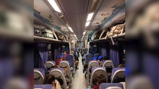 "Cine și-ar fi închipuit?" Imagini din trenul "morții" Atena - Salonic, cu puțin timp înainte de impactul fatal