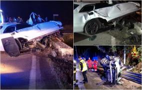 Dumitru a murit în Italia, la doar 32 de ani, după ce a intrat cu mașina într-un zid de beton. Doi copii au rămas acum orfani de tată