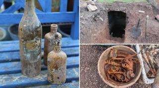 adăpost antiaerian descoperit în curtea unui britanic