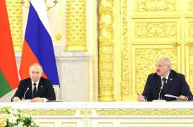 Vladimir Putin și Alexandr Lukașenko
