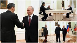 Vizită surpriză la Moscova. Vladimir Putin l-a primit la Kremlin pe ministrul chinez al Apărării