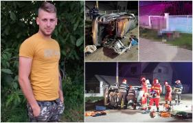 "Drum lin către îngeri". Iulian, unul dintre tinerii morți în accidentul din Iași, urma să se căsătorească. Abia venise din Germania