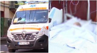 Care este starea bebeluşului ajuns la spital malnutrit şi deshidratat. Micuţul respiră cu ajutorul aparatelor