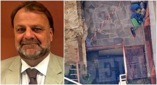 Viceprimar grec în comă, după ce a căzut în gol de la balconul bibliotecii municipale. Balustrada putredă s-a rupt în timpul unui eveniment