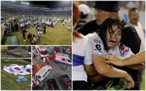 Busculadă pe un stadion din El Salvador: Cel puţin 12 oameni au murit călcați în picioare, alţi 500 au fost răniţi