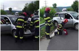 Accident cu 3 răniţi, în Vâlcea