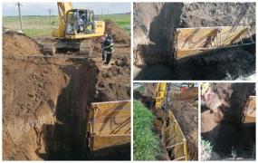 Doi muncitori, prinși sub un mal de pământ în Caracal. Unul dintre ei a murit, după ce s-a aflat la 7 metri adâncime. Celălalt a fost scos de colegi și dus la spital