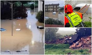 Dezastru în Italia, în urma furtunilor și ploilor torențiale. Bătrân luat de ape la Ravenna, casă prăbușită în Bologna. Sunt sute de evacuați