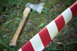 topor la locul unei crime