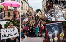 Proteste de amploare în Polonia, faţă de legea anti-avort, după moartea unei alte tinere însărcinate, în spital: "Din cauza deciziilor politice, femeile mor"