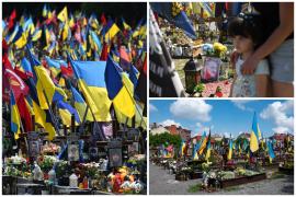Ucraina isi dezgroapa mortii ca sa le facă loc soldatilor ucisi de rusi pe front. Scene cumplite în Liov