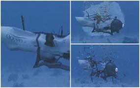 ANIMAŢIE. Cum s-a produs implozia submersibilului Titan. Salvatorii au ştiut că incidentul a avut loc imediat după scufundare