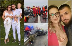 "Dumnezeu să aibă grijă de îngerașii voștri". Alexandru și soția lui Diana au murit într-un accident cumplit, pe autostrada A1. Au lăsat în urmă doi copii
