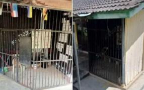 Băieţel de 7 ani, ţinut într-o cușcă de fier, înconjurată de un gard electric