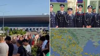 Filmul atacului armat de pe Aeroportul din Chișinău. Pistolarul care a ucis un polițist de frontieră şi un agent de pază ar fi din Tadjikistan